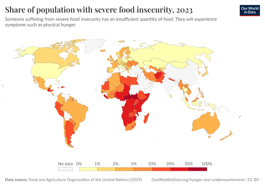 A thumbnail of the "Share of population with severe food insecurity" chart