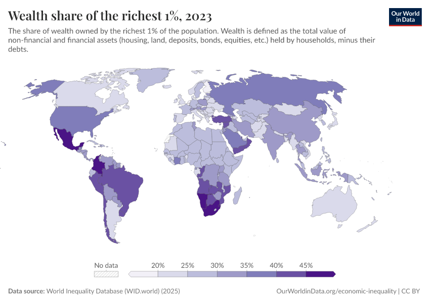 A thumbnail of the "Wealth share of the richest 1%" chart